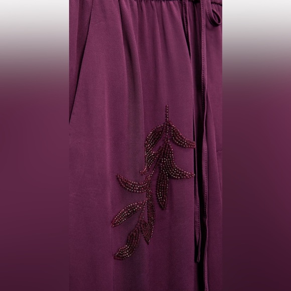 Zara beaded embroidered pants - Picture 6 of 7